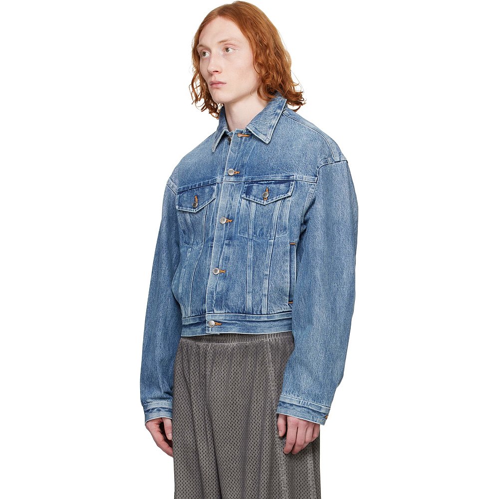 香港直邮潮奢 Alexander Wang 亚历山大 王 男士 蓝色 Rounded 卡 - 图2