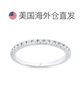 自营pompeii3POMPEII 1/4 克拉钻石戒指可堆叠订婚女士结婚戒指 1