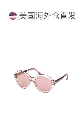 自营Tom Ford Round Full Rim, With A Shiny Light Pink/dark Ha