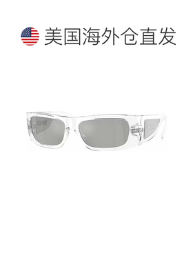自营versaceVE4482 148/8v透明银镜 美国奥莱直发范思哲配饰