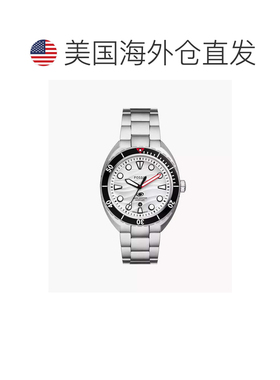 自营Fossil Men's Breaker 42mm Quartz Watch - silver 美国奥莱