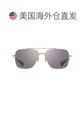 自营ditaFlight-Seven Rectangular Dark Lenses with Gold Metal