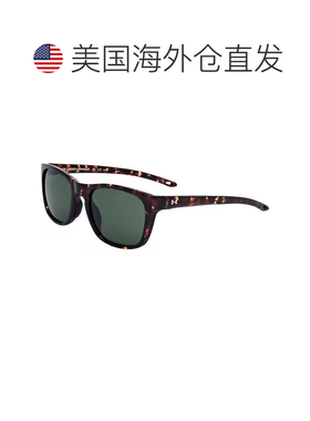 自营Under Armour中性款55毫米绿色太阳镜-哈瓦那棕色 美国奥莱直
