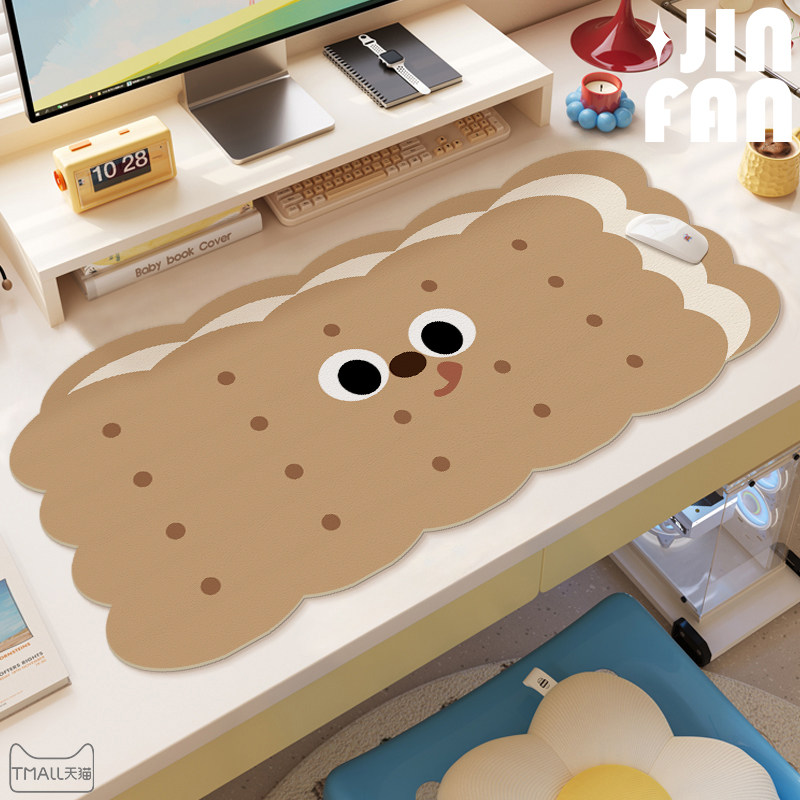 汉堡薯条电脑桌垫超大鼠标垫办公室键盘桌面垫子学习写字台书桌垫,淘宝优惠券,粉丝福利购,淘宝优惠卷