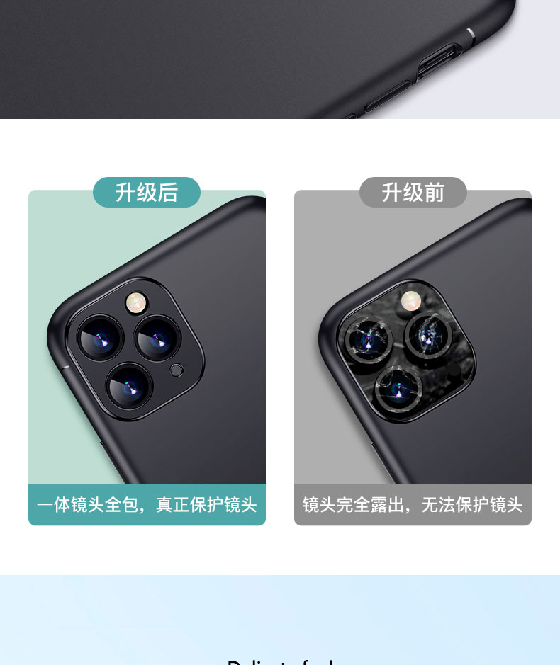 iphone11手机壳13苹果11pro Max超薄磨砂12promax镜头保护套11pro摄像头全包防摔mini女男软壳12pro潮牌外壳 - 图3