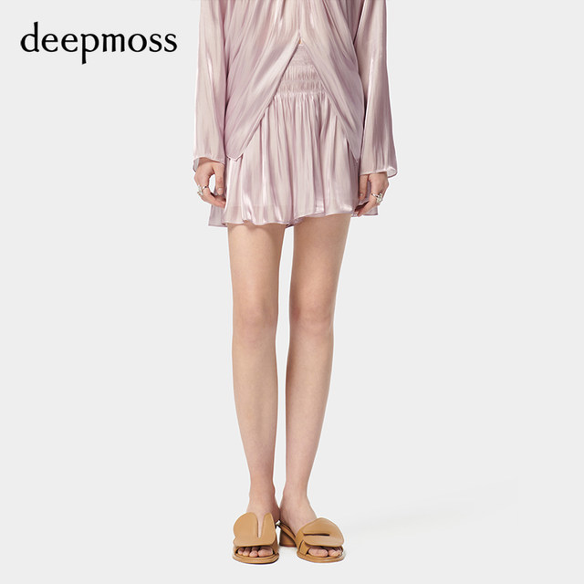 Deepmoss temperament ນ້ໍາ overlap ເສື້ອແຂນຍາວ