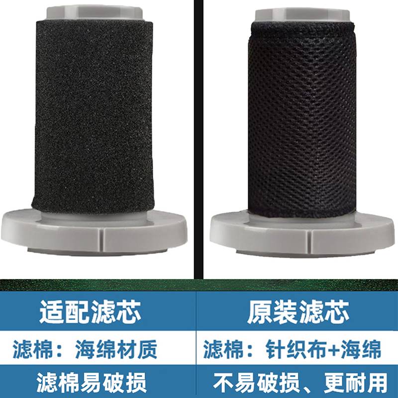 德尔玛吸尘器配件滤芯适配DX700/DX700S专用海帕滤棉过滤网可水洗 - 图0