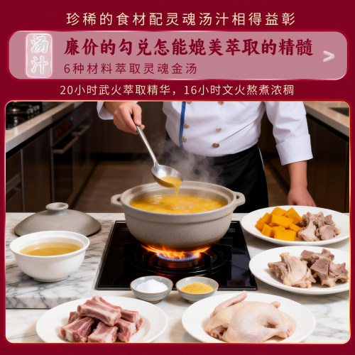 吉膳堂佛跳墙正宗加热即食金汤御宴老字号海参鲍鱼300g*5份家庭装 - 图0