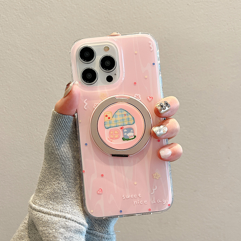 卡巴顿 磁吸适用苹果16手机壳新款17pro粉色iphone15promax女14pro带支架13高级感小众2025超好看防摔不撞壳 - 图0