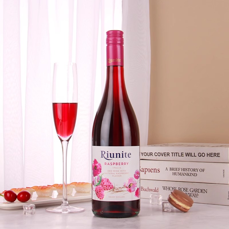 Riunite优尼特莫斯卡托甜红起泡酒女士低度酒树莓黑莓气泡鸡尾酒 - 图3