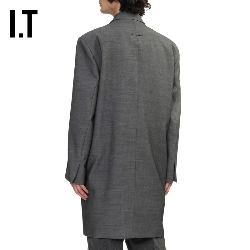 IT FEAR OF GOD男装廓形西装夹克新款质感有型中长款翻领西服外套,淘宝优惠券,粉丝福利购,淘宝优惠卷
