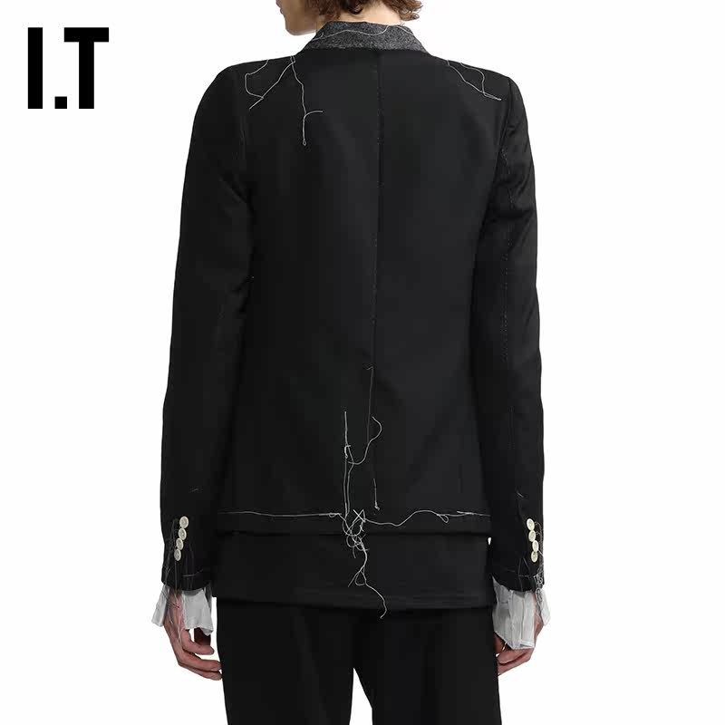 IT NICOLAS ANDREAS TARALIS男装西装夹克新品绣线装饰外套2090MK,淘宝优惠券,粉丝福利购,淘宝优惠卷