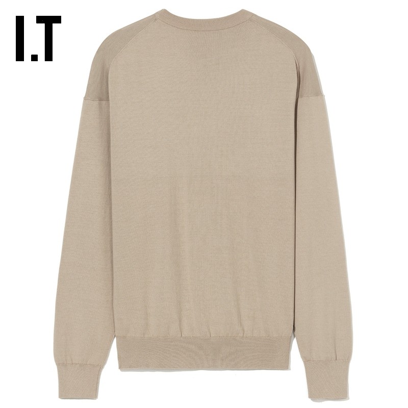 IT SOPH. SOPHNET.男装圆领针织衫新款基础款纯色薄毛衣S24062MM - 图1