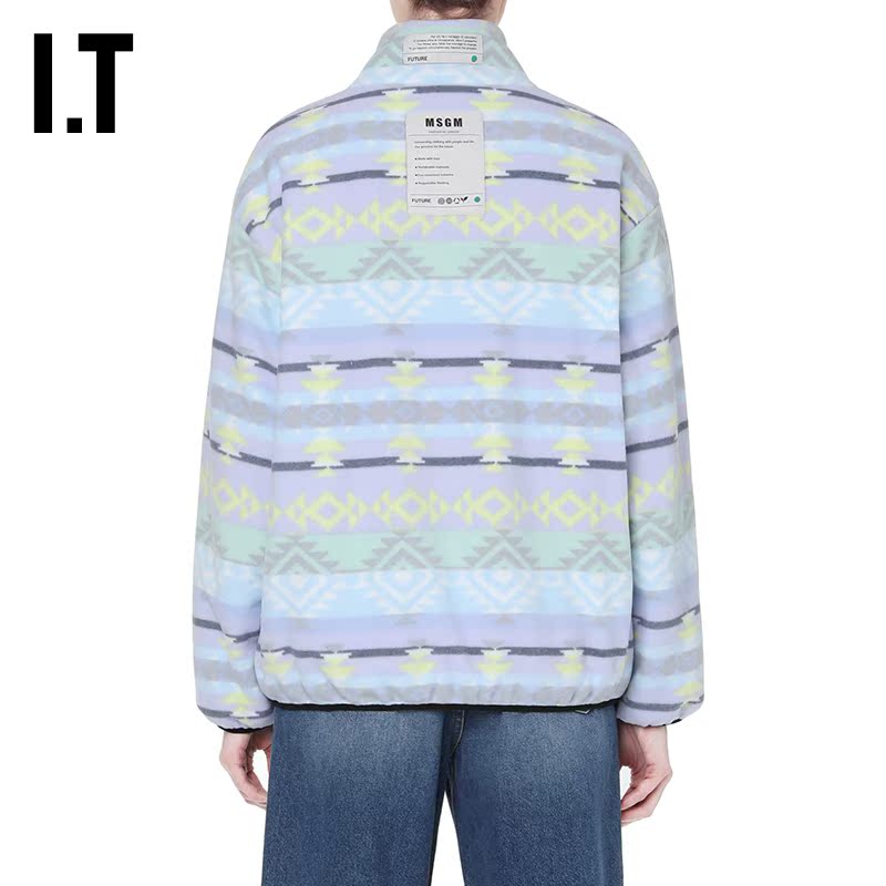 it msgm女装拉链新品民族风夹克 I.T服饰短外套
