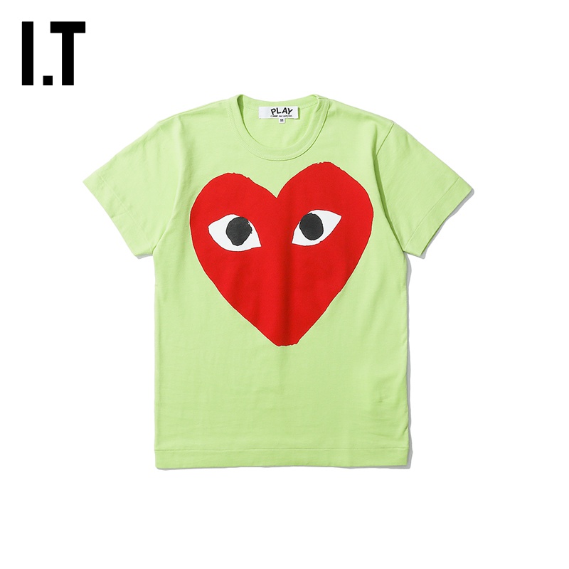 IT CDG PLAY COMME des GARCONS川久保玲女装圆领短袖T恤潮牌73XE - 图0