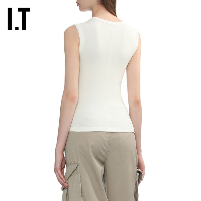 ITGROUNDZERO slim fit crew neck vest