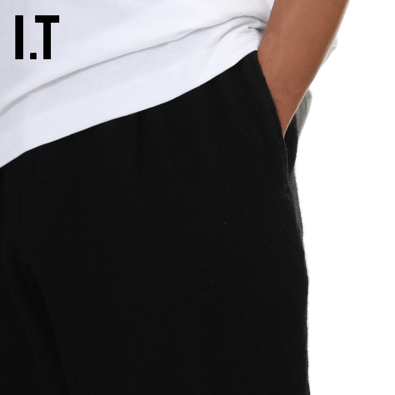 IT CDG COMME des GARCONS SHIRT男装毛呢西裤露踝锥形裤简约通勤 - 图3