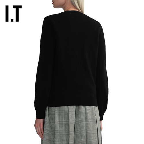 IT CDG PLAY COMME des GARÇONS川久保玲女装直排扣羊毛针织开衫 - 图3