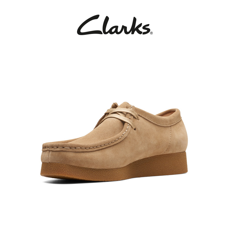 Clarks其乐WallabeeEVOSh袋鼠厚底女鞋复古舒适透气时尚休闲鞋,淘宝优惠券,粉丝福利购,淘宝优惠卷
