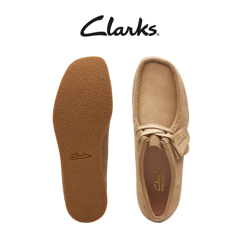 Clarks其乐WallabeeEVOSh袋鼠厚底女鞋复古舒适透气时尚休闲鞋,淘宝优惠券,粉丝福利购,淘宝优惠卷