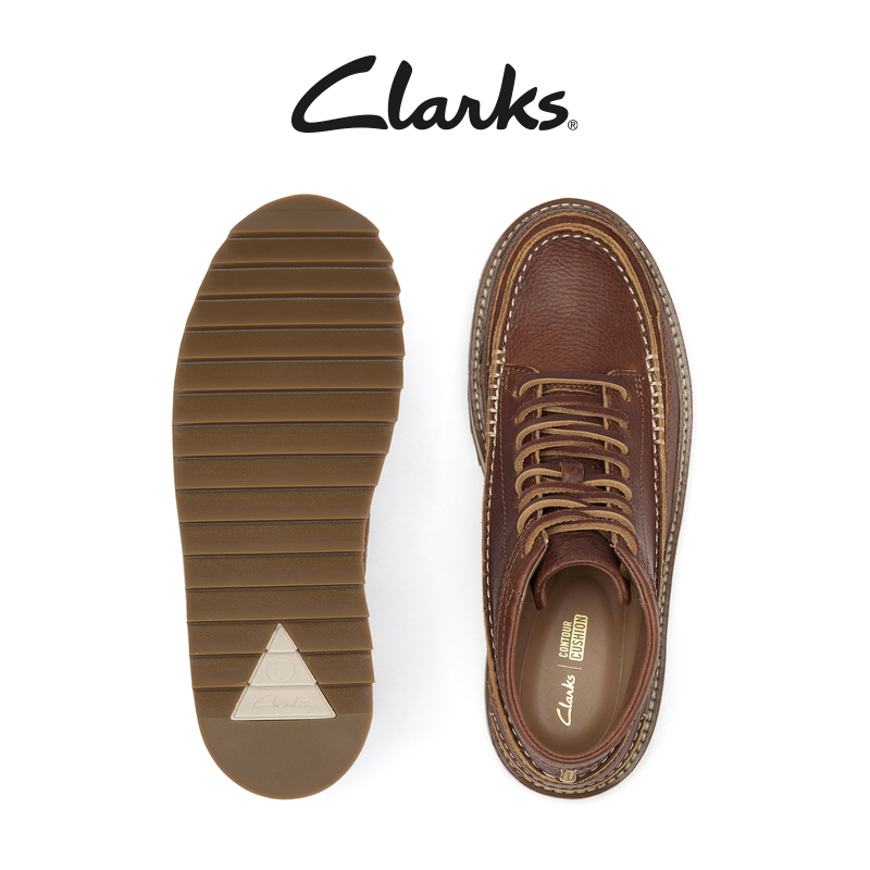 Clarks其乐匠心系列男鞋复古潮流时尚前卫系带休闲户外鞋靴