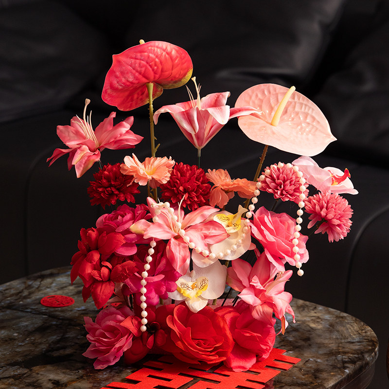 婚房布置结婚茶几套装客厅摆件装饰敬茶桌男方女方订婚宴酒店全套,淘宝优惠券,粉丝福利购,淘宝优惠卷