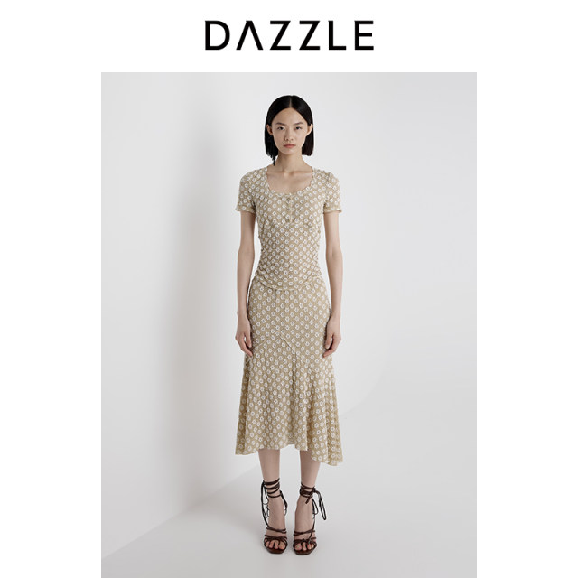 DAZZLE Desu Ole Skirt 2025 Summer Lace Skirt