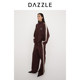 ເສື້ອແຈັກເກັດສັ້ນ DAZZLE Disu Ole 2025 Spring ສີແດງເຂັ້ມ Retro Jacket