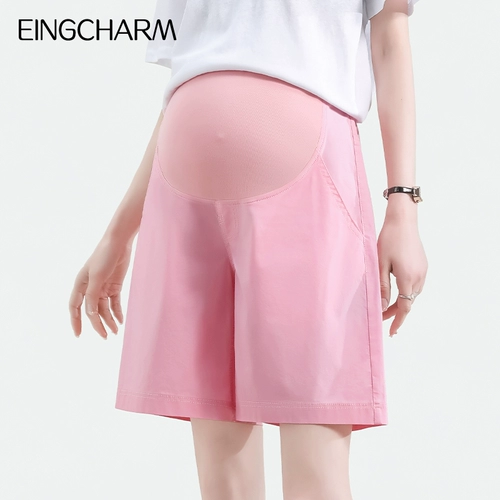 Летние тонкие шорты для беременных для отдыха, небольшие штаны, большой размер, свободный крой, подходит для подростков