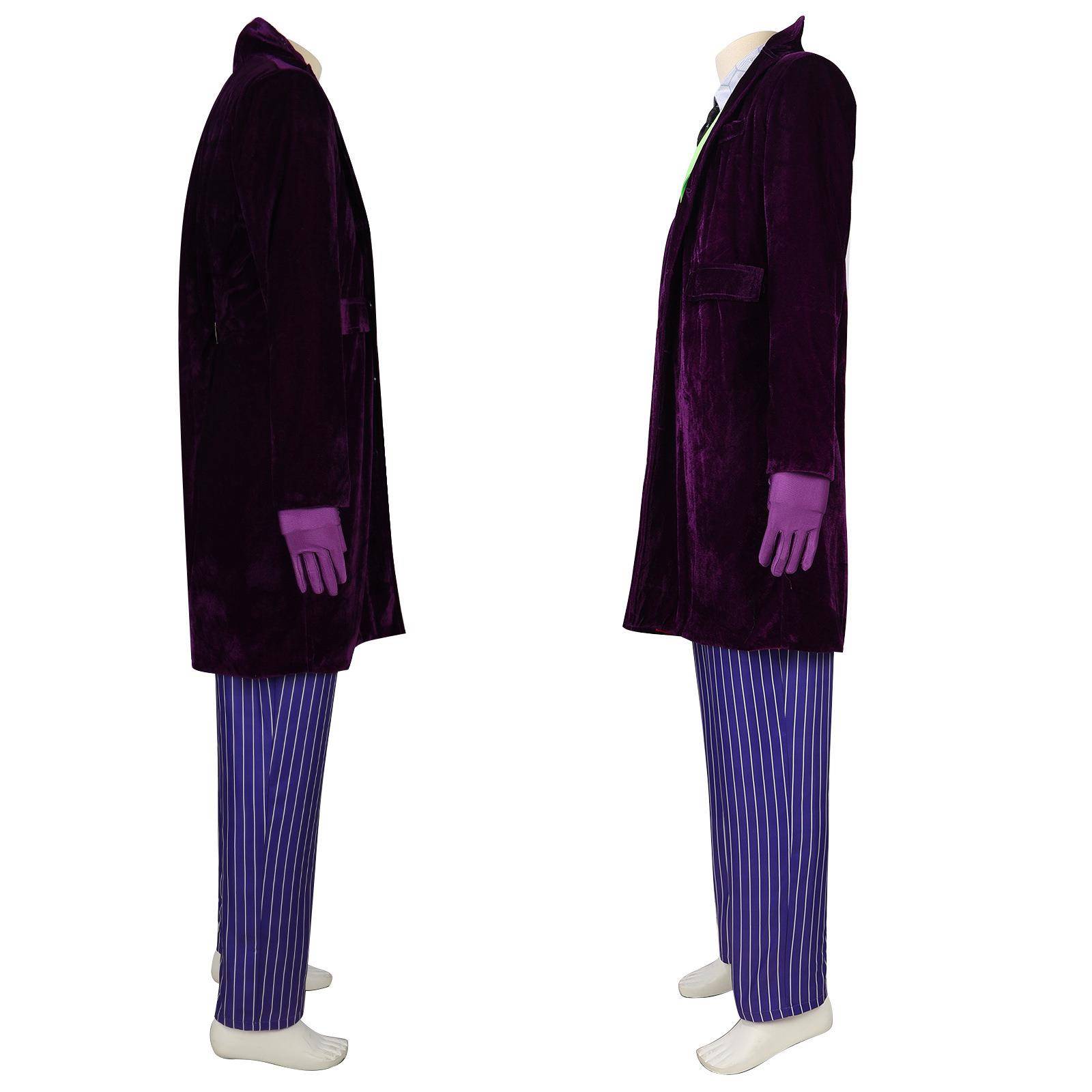 万圣节蝙蝠侠cos服黑暗骑士加厚外套希斯莱杰小丑cosplay表演服 - 图3