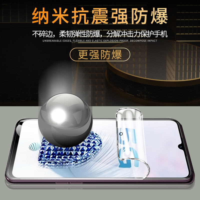 适用vivos6手机贴膜全包边抗蓝光vivos6水凝膜防摔vivoS6保护vivis六钢化膜V1962A全屏全覆盖高清s六全身软膜 - 图1