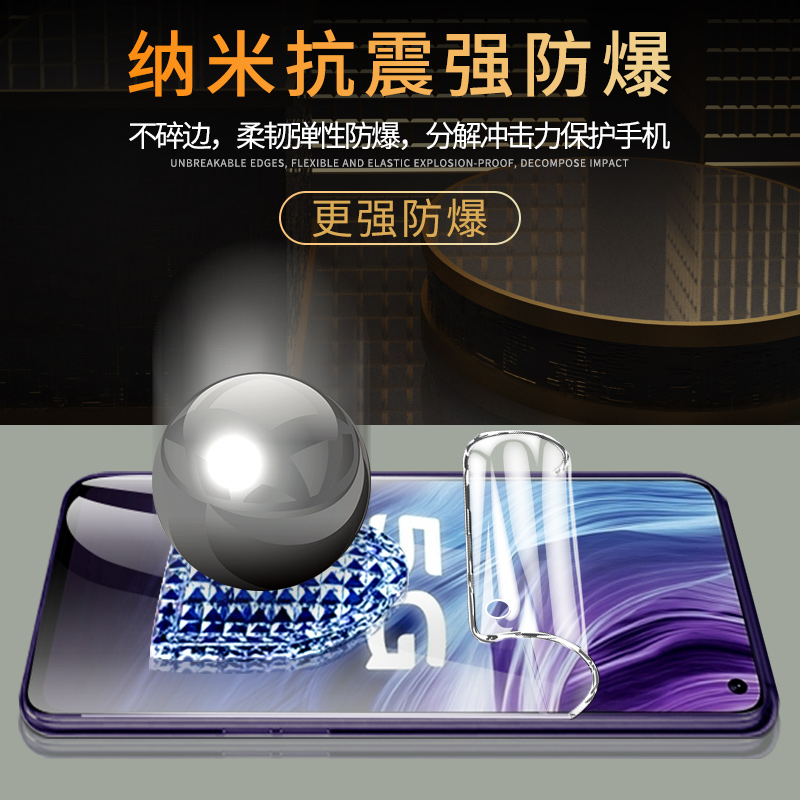 适用vivoz6手机膜全屏覆盖viviz6水凝膜5G全包边高清抗蓝光vovoz6钢化膜V1963A无白边防指纹全身软膜防摔保护 - 图1