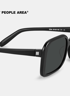 SPA男女同款时尚方圆墨镜