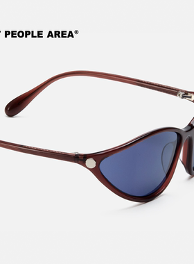 SOFT PEOPLE AREA-KAT（墨镜）猫眼窄框弧面板材太阳镜墨镜