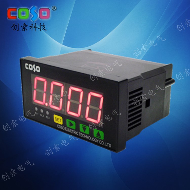 变频器专用频率表转速表0-10V/0-20mA/4-20mA线速度表0-9999可调 - 图1