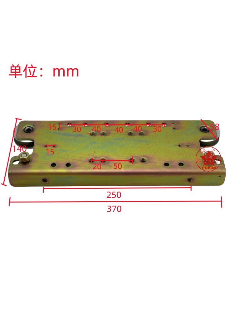 适用永大电梯门挂板800900开日立厅门层门轿门机板 吊板挂轮 配件 - 图1