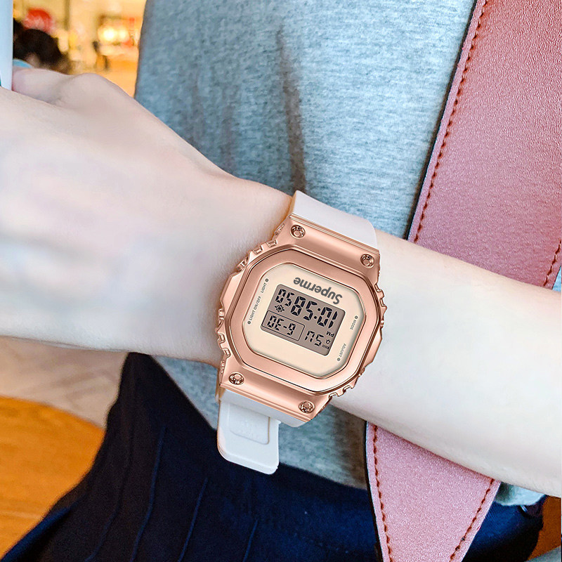 小众轻奢电子女士初高中学生风手表 tirense国产腕表