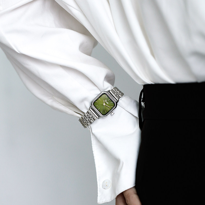 小众高级感钢带气质简约学生风手表 依文琳手表国产腕表