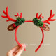 圣诞节金色鹿角发箍女2025新款cos麋鹿装饰品头饰发饰头箍旅行卡