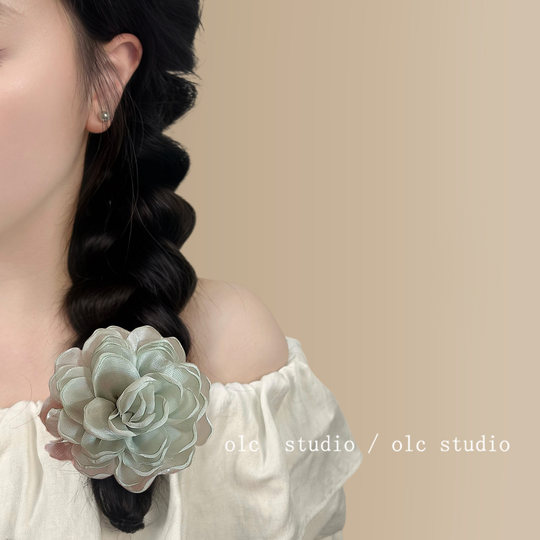 Лесная милая девочка! Шифоновая резинка для волос с цветочным жемчугом! Резинка для волос «конский хвост», высококачественная резинка для волос, дорожная заколка для женщин