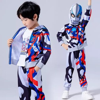Blazer ultraman clothes boys autumn suit little boy spider-man children's performance costume