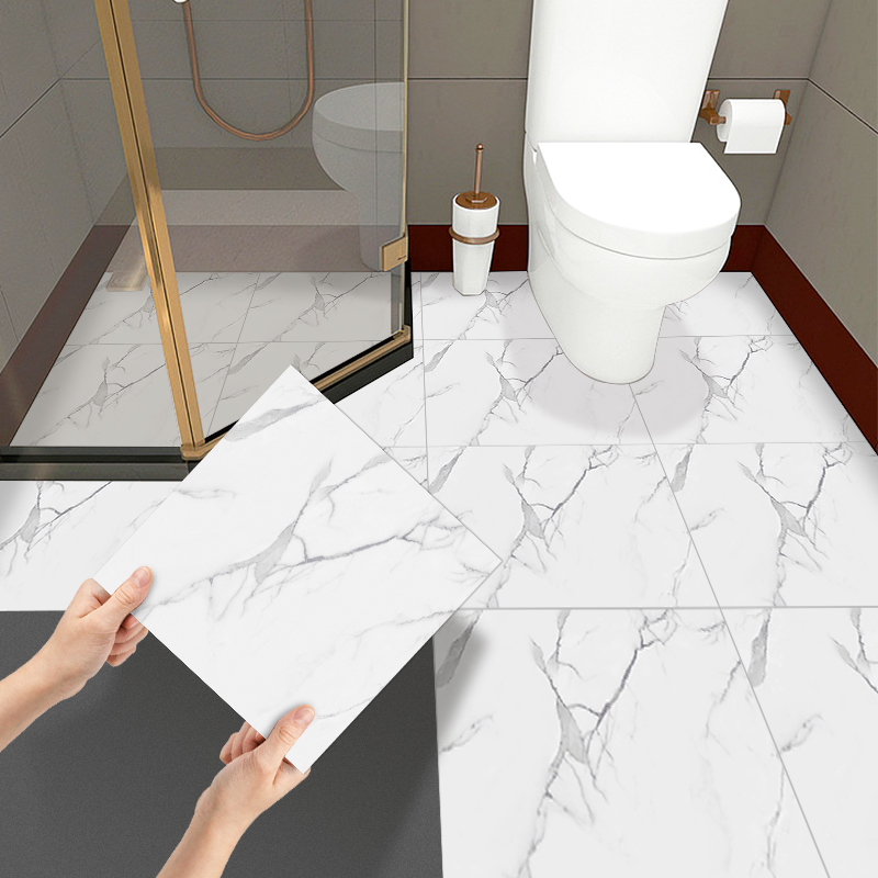 卫生间水泥地面翻新改造防水地贴浴室厕所地板贴瓷砖地砖防滑防霉