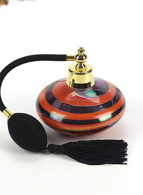 高档香水玻璃空瓶子喷雾桌面摆件