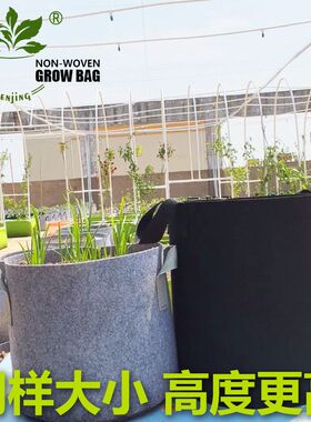 加高型种植袋盆栽绿植花艺壁挂花