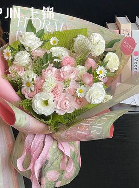 上锦春日小花油画纸00