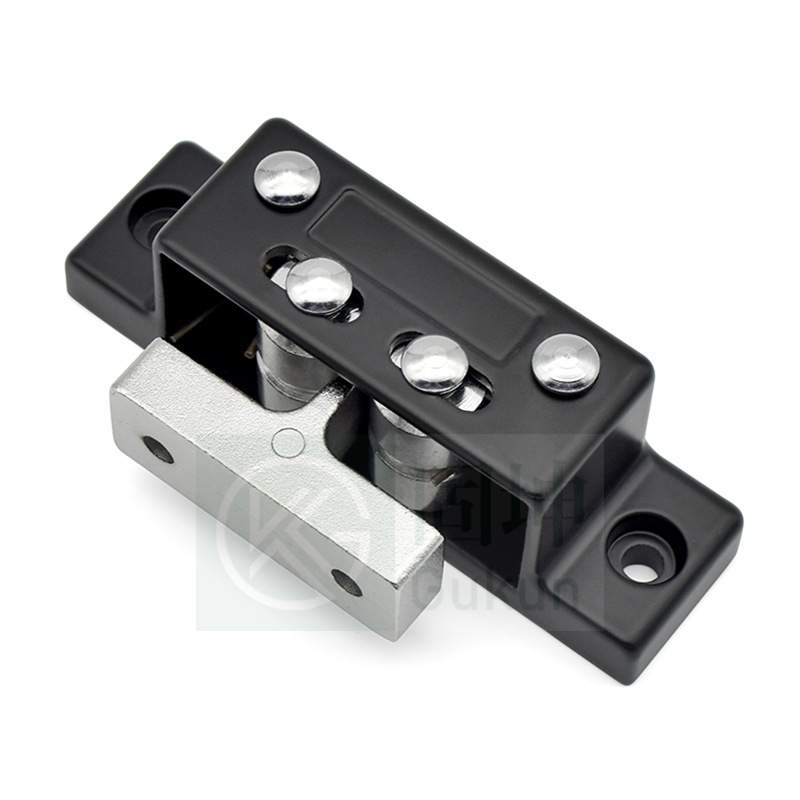 Metal thickening and enlarged bump-type anti-riot lock Chassis cabinet oven door buckle Anti-riot bead door buckle
