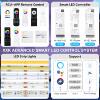 LED Controller Intelligent High Frequency WIFI Tuya Mobile APP Monochrome Colorful RGBW Lamp Strip Voice Dimmer