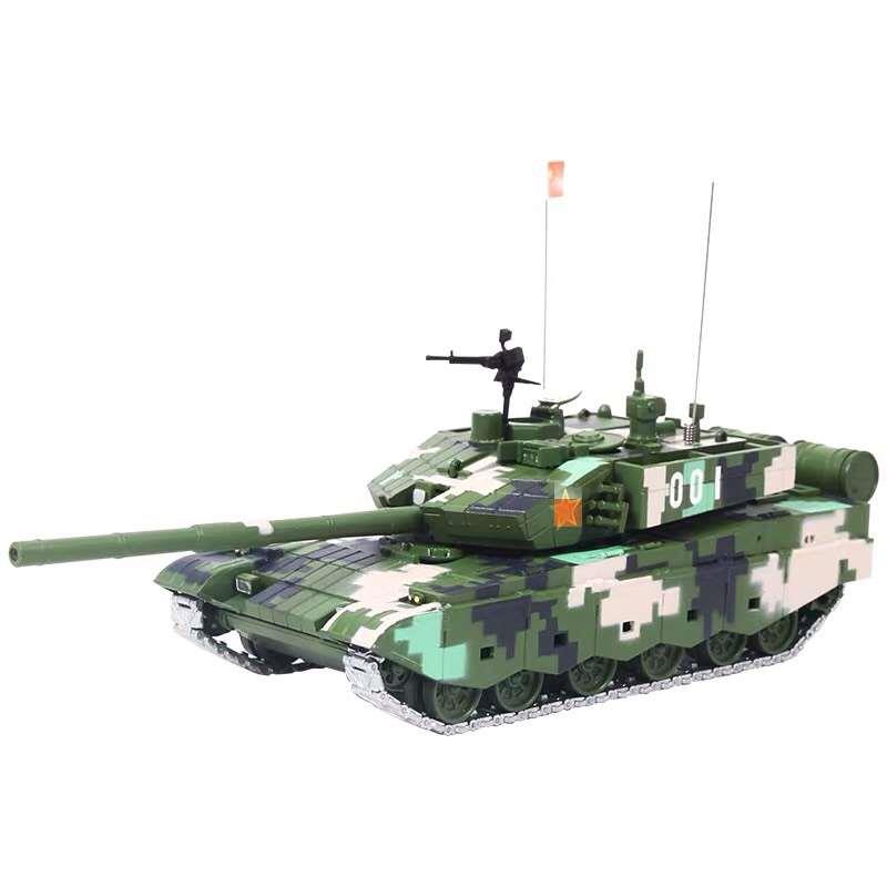正品1:50 ZTZ99A主战坦克模型玩具合金仿真军事装甲车退伍纪念品 - 图3