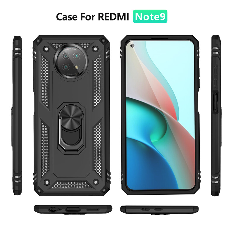 适用红米Note9T手机壳小米红米9T保护套redmi note9t全包防摔带磁吸red米9power男女款指环5g硅胶软边note九t - 图3