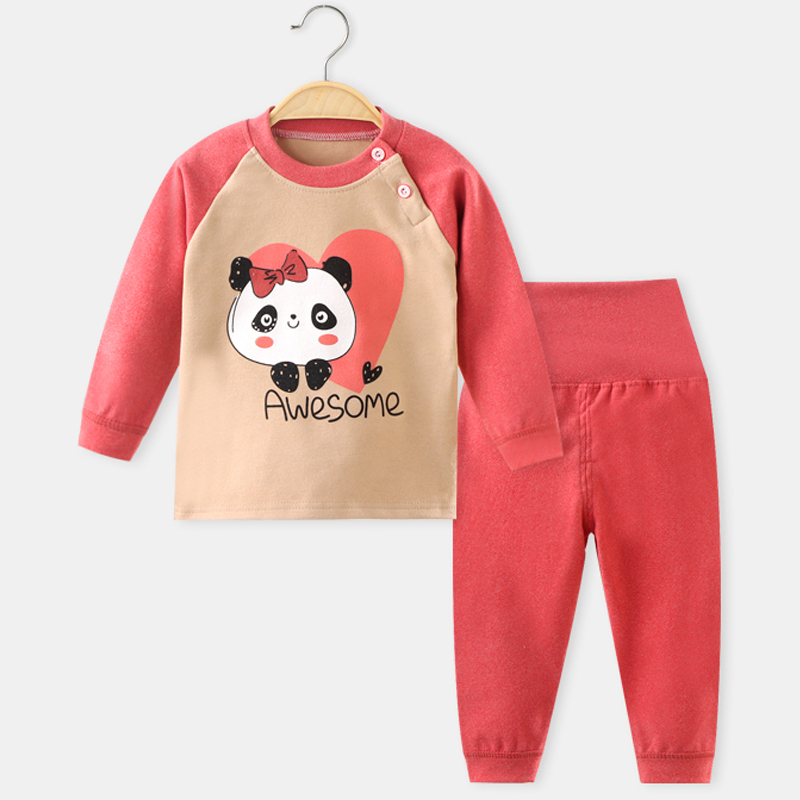 宝宝内衣套装秋冬款男女婴儿衣服儿童保暖秋衣秋裤家居服护肚睡衣